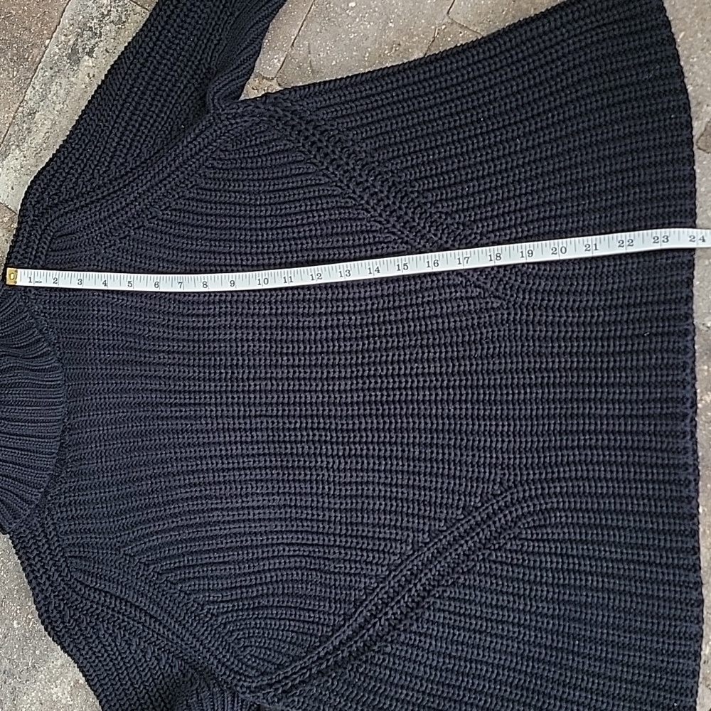 525 America Shaker Stitch Turtleneck Relaxed Fit Sweater Cotton - Picture 7 of 10